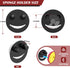 Kontoyo Sponge Holder for Kitchen Sink,Sink Caddy Organizer with Suction Cup Installation for Kitchen/Bathroom, Self