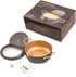 Japanese Tempura Deep Fryer Pot 2.3L with Fahrenheit Thermometer, Nonstick Coating, Easy Clean, Black