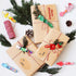 60 Set Kit,60 111 200 Backpacks JOICEE DIY Christmas Clothespins Colored Wooden Clothes Pins Mini Resin Figures Bows
