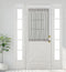 Aquazolax Thin Sheer French Door Curtain Panel, Elegant Solid Voile Curtain 54x40 Inches with Tieback - 1 Panel, Grey