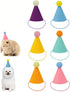 Mini Party Hats for Stuffed Animals, Birthday Party Cone Hats Dolls Dog