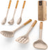 Large Silicone Cooking Utensils Set: Heat Resistant Kitchen Gadgets for Non-Stick Cookware
