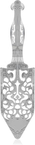 Viski Vintage Style Absinthe Dripper Spoon, Dishwasher Safe Stainless Steel Set of 1, Silver