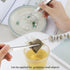 4 PCS Kitchen Food Tweezers, LEEFONE Stainless Steel Tongs with Precision Serrated Tips for BBQ Grilling Cooking