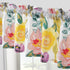 Greenland Home Watercolor Dream Window Valance, White - 84 x 19