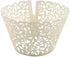 YOZATIA 60PCS Ivory Cupcake Wrappers, Lace Cupcake Liners for Wedding/Birthday Party Decoration