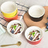 homEdge Porcelain Ramekins Set, 240 ml / 8 Fl Ounces Ice Cream Bowl, Set of 6 Yellow