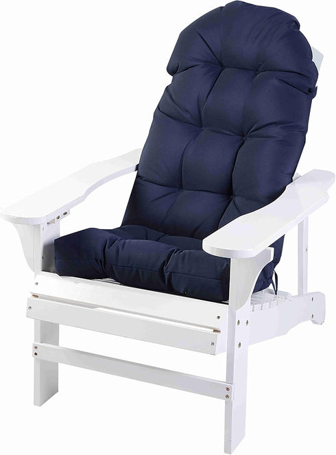 Enipate Weather Resistant Adirondack Chair Cushions High Back Indoor Outdoor Patio Tufted