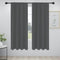 Easy-Going Rod Pocket Blackout Curtains for Bedroom, Room Darkening Thermal Insulated Window Drapes, 2 Panels
