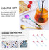 6pcs Heart Shaped Stainless Steel Spoon Set, Mini Dessert Spoons for Valentines Day