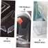 BESTOYARD 8pcs Transparent Bowl Display Easel Rack, Metal Bracket Photo Holder, Decorative Plate Stand, Storage Table