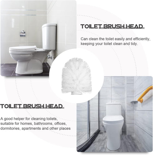 3pcs Plastic Bowl for Tools, Household Replacement Cleaners, Durable Round Scrubber Brush Heads for Home Cleaning System