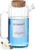 60oz Fabric Softener Dispenser,Liquid Laundry Detergent Dispenser with Lables,Laundry Detergent Container