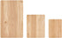 Farberware Rubberwood Cutting Board Set with Juice Grooved and Finger Grips, 3-Piece by Farberware