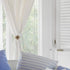 Magnetic Window Curtain Rope Holdbacks - 2 Pieces Simple Sunflower Decorative Knitted Cord Drapery Holder for Home