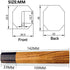 1PC Japanese-style Kitchen Knife Handle, Octagonal Handles Safflower Knives Material