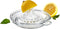 Glass Lemon Juicer, Manual Squeezer for Small Citrus with Handle and Pour Spout, 2.02oz