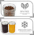 VERONES Mason Jars 8 OZ, Canning Jars with Regular Lids, Ideal for Jam, 15 PACK