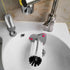 Bottle Cleaning Brush, Plastic Single Head Glass Washer with Suction Cup for Beer Cup, Long Leg Cup, Red Wine Glass