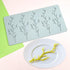 TUKE Tuile Mold 3D Branch Molds Silicone Tuile Fondant Molds Hollow Candy Lace Silicone Molds for Baking, Polymer Clay, Sugar Craft Dessert Cupcake Cake Decorating (Branch_9.52x4.92x0.12inch) by TUKE