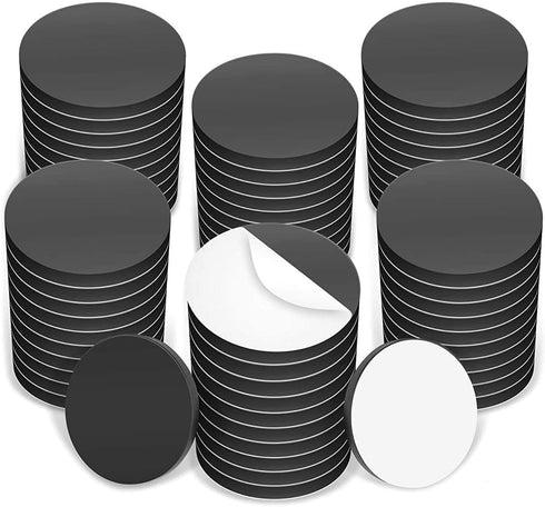 Adhesive Magnetic Discs - Round Magnetic Dots with Adhesive Backing, 1/2 inch, 1000 Pieces for Crafts