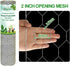 36inch 50ft 2 Inch Amagabeli Chicken Wire Fencing Poultry Wire Netting x Hexagonal Galvanized Mesh Garden Fence Animal
