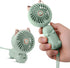 QearFun Handheld Fan, Portable Mini Hand Held Fan with USB Rechargeable Battery, 3 Speed Personal Desk Fan, 8-12 Hours