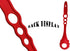 4-in-1 Large Measure Portion Control Tool, Nylon Spaghetti Spoon, Strainer, and Measurer for Kitchen Cooking (RED)