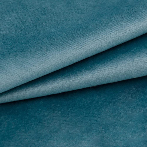 Solid Velvet Decorative Throw Pillowcase, Luxury Soft Cushion Cover, 14 x 24 Inches, Blue