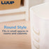 2pk, 2.5 STORi Luup Bathroom Wastebasket Secure Grocery Bags, Plastic Garbage Container for Vanity, Laundry Room