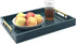 16.5''x12'' Serving Tray with Polished Metal Handles, Rectangle Coffee Table Tray, Modern Decorative Tray, Large