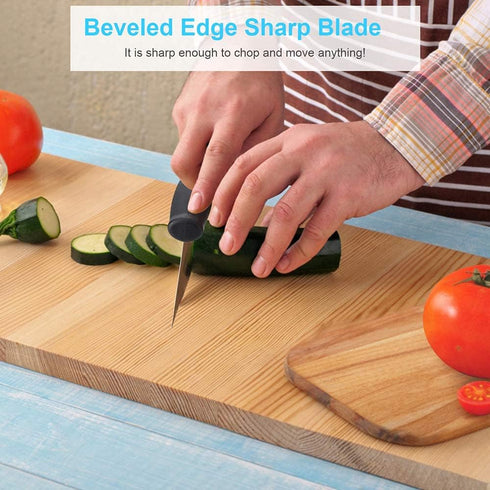 6 Inch Stainless Steel Dough Cutter & Chopper, Multi-Purpose Kitchen Tool for Baking and Cooking