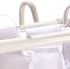 4 Household Essentials Rolling Laundry Sorter, Bag Laundry Sorter Cart with Washable and Removable Bags, White
