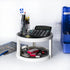 Lazy Susan Organizer, 2 Tier Non-Skid Spice Rack Turntable, 10-Inch Spinning Organizer for Kitchen