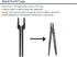 Rapid Tongs Bundle Set, 6 Types of DIY Tongs with Rivet for Beginner Smithing