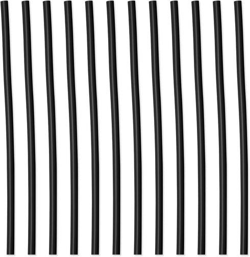 Simple Modern Plastic Reusable Straws - BPA Free Waste Reducing Straw for Tumblers and Travel Mugs, 12 Pack, Midnight