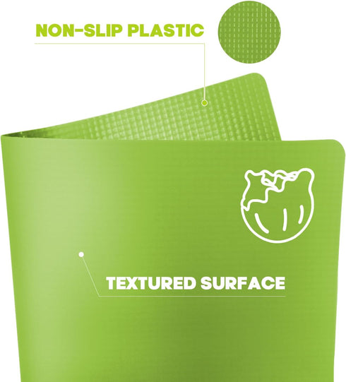 Goodluck 4 Pieces Flexible Cutting Boards - BPA Free Plastic Cutting Boards for Kitchen, Non-Slip Cutting Mats