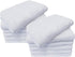 Towels N More 12 Pack 15X25 Hand Towels - White Soft 100%