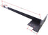 Tech Team Bed Frame Extension Set, 2 Pieces, Hardware Included, Extend Metal Bedframe to Meet Headboard