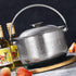 Zerodeko 18cm Stainless Steel Stock Pot with Lid, Stew Cooking Pot for Home Kitchen Restaurant