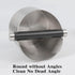 Stainless Steel Italian Espresso Tapping Box with Detachable Rod & Anti-Slip Rubber Base (Silver-S)