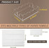 Acrylic Guest Towel Napkin Holder, Clear Hand Towel Holder for Bathroom, Paper Hand Towels Storage Tray, Disposable
