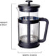 aerolatte Essentials French Press Coffee Maker, 34-Ounce, Brews 5 Servings