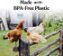 12 6 Harris Farms Chicken Water Cups, Gravity-Fed Poultry Drinkers for Up to Chickens, Automatic Hydration for Hens