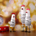 Amosfun 3pcs Wooden Chicken Carving Figurines, 6-8 Inches, Tabletop Ornament for Home Kitchen Decoration