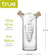 Set 1 True Napa Olive Oil and Vinegar Cruet with Cork Stopper, Perfect for Housewarming, Picnic, Dinner, BBQ, Outdoor