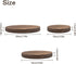 QoTang 3 8/6/4 Inch) PCS Wooden Display Riser for Display Wood Risers for Decor and Organizer Round Display Stand