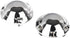Walmine Silver Metal DC66-00777A Washing Machine Washplate Cover Replacement for Samsung, Pack of 2