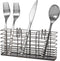 SANNO Stainless Steel Utensil Drying Rack, Silverware Holder for Dish Rack, Hanging Cutlery Organizer