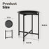 Bamworld Plant Stand Indoor Tall Plant Table for Large Plants Outdoor Plant Stool Metal Plant Holder for Patio Garden
